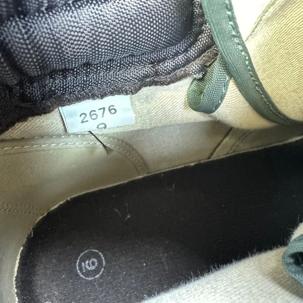 Orvis Wading‎ Boots Mens 9 Green Canvas Felt Sole Fly Fishing Gear Gravel